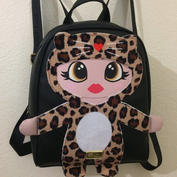 Betsey Johnson Cheetah Mollie Small Backpack NWT main image 10